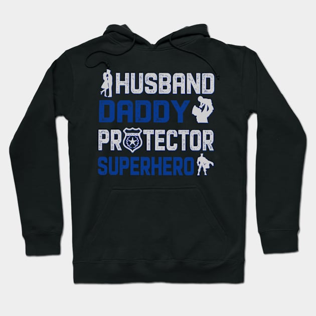 Husband Daddy Protector Policeman Hoodie by gotravele store